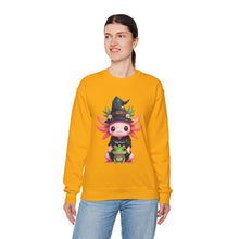 Load image into Gallery viewer, Repticon Women&#39;s Heavy Blend™ Crewneck Sweatshirt w/ Axolotl
