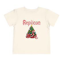 Load image into Gallery viewer, Repticon Toddler Short Sleeve Tee w/ Candy Cane Christmas Tree
