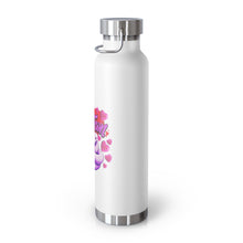 Load image into Gallery viewer, Repticon Copper Vacuum Insulated Bottle, 22oz w/ Valentine Snakes
