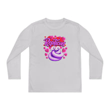 Load image into Gallery viewer, Repticon Youth Long Sleeve Competitor Tee w/ Valentine Snakes
