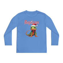 Load image into Gallery viewer, Repticon Youth Long Sleeve Competitor Tee w/ Lizard Santa
