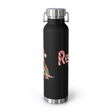 Load image into Gallery viewer, Repticon Copper Vacuum Insulated Bottle, 22oz w/ Bearded Dragon Santa
