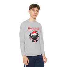 Load image into Gallery viewer, Repticon Youth Long Sleeve Competitor Tee w/ Axolotl Santa
