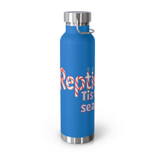 Load image into Gallery viewer, Repticon Copper Vacuum Insulated Bottle, 22oz w/ Lizard Santa
