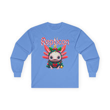 Load image into Gallery viewer, Repticon Unisex Ultra Cotton Long Sleeve Tee w/ Axolotl Christmas Tree
