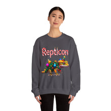 Load image into Gallery viewer, Repticon Unisex Heavy Blend™ Crewneck Sweatshirt w/ Crested Gecko Santa
