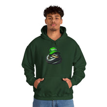 Load image into Gallery viewer, Repticon Men&#39;s Heavy Blend™ Hooded Sweatshirt w/ Black Snake
