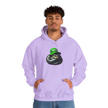 Load image into Gallery viewer, Repticon Men&#39;s Heavy Blend™ Hooded Sweatshirt w/ Black Snake
