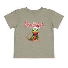 Load image into Gallery viewer, Repticon Toddler Short Sleeve Tee w/ Lizard Santa
