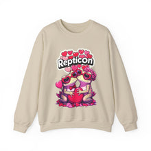 Load image into Gallery viewer, Repticon Unisex Heavy Blend™ Crewneck Sweatshirt w/ Valentine Toads
