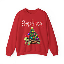 Load image into Gallery viewer, Repticon Unisex Heavy Blend™ Crewneck Sweatshirt w/ Tortoise Christmas Tree
