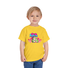 Load image into Gallery viewer, Repticon Toddler Short Sleeve Tee w/ Valentine Frogs
