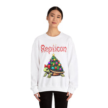 Load image into Gallery viewer, Repticon Unisex Heavy Blend™ Crewneck Sweatshirt w/ Tortoise Christmas Tree
