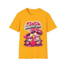 Load image into Gallery viewer, Repticon Unisex Softstyle T-Shirt w/ Valentine Toads
