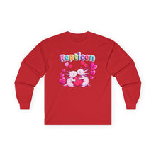 Load image into Gallery viewer, Repticon Unisex Ultra Cotton Long Sleeve Tee w/ Valentine Axolotls
