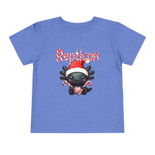 Load image into Gallery viewer, Repticon Toddler Short Sleeve Tee w/ Axolotl Santa
