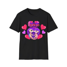Load image into Gallery viewer, Repticon Unisex Softstyle T-Shirt w/ Valentine Crested Geckos
