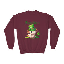 Load image into Gallery viewer, Repticon Youth Crewneck Sweatshirt w/ Axolotl
