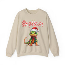 Load image into Gallery viewer, Repticon Unisex Heavy Blend™ Crewneck Sweatshirt w/ Lizard Santa
