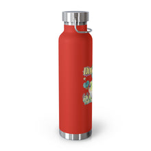 Load image into Gallery viewer, Repticon Copper Vacuum Insulated Bottle, 22oz w/ Frogs
