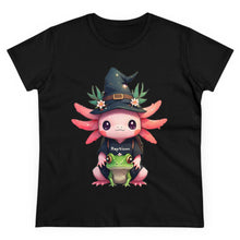 Load image into Gallery viewer, Repticon Women&#39;s Midweight Cotton Tee w/ Axolotl
