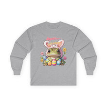 Load image into Gallery viewer, Repticon Unisex Ultra Cotton Long Sleeve Tee w/ Easter Frog
