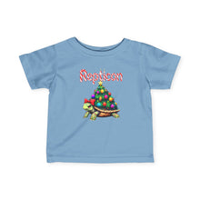 Load image into Gallery viewer, Repticon Infant Fine Jersey Tee w/ Tortoise Christmas Tree
