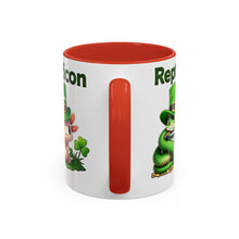 Load image into Gallery viewer, Repticon Accent Coffee Mug w/ St. Patrick&#39;s Day
