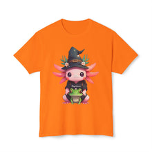 Load image into Gallery viewer, Repticon Unisex HD Cotton™ T-shirt w/ Axolotl
