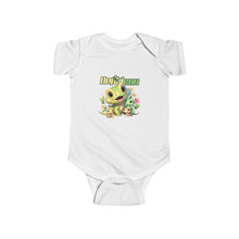 Load image into Gallery viewer, Repticon Infant Fine Jersey Bodysuit w/ Lizards
