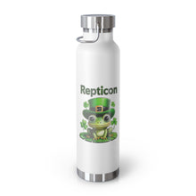 Load image into Gallery viewer, Repticon Copper Vacuum Insulated Bottle, 22oz w/ Frog
