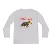 Load image into Gallery viewer, Repticon Youth Long Sleeve Competitor Tee w/ Crested Gecko Christmas Tree
