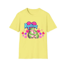 Load image into Gallery viewer, Repticon Unisex Softstyle T-Shirt w/ Valentine Frogs
