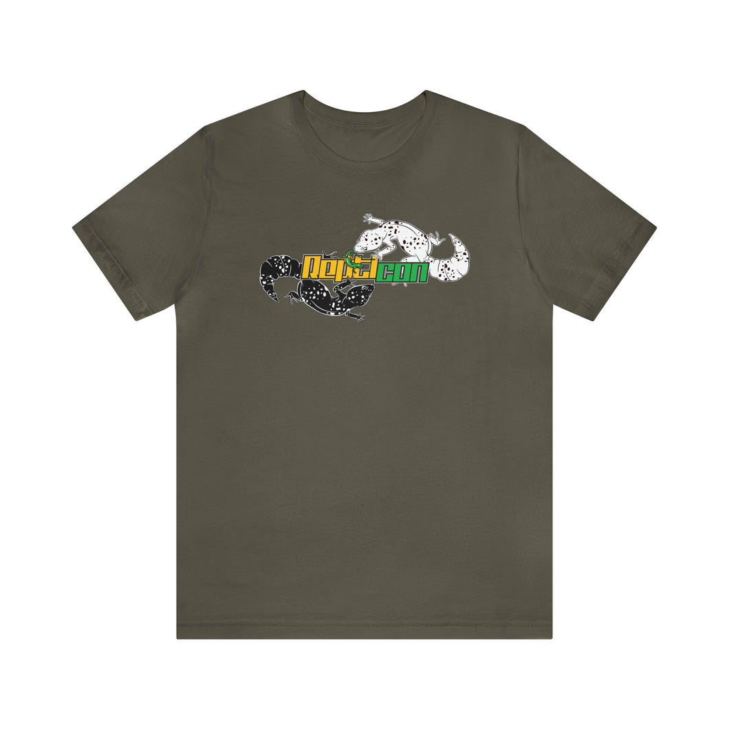 Repticon Unisex Jersey Short Sleeve Tee with Leo Gecko