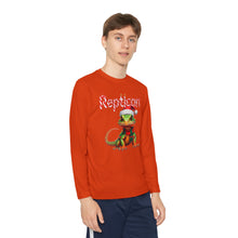 Load image into Gallery viewer, Repticon Youth Long Sleeve Competitor Tee w/ Lizard Santa
