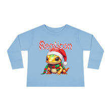 Load image into Gallery viewer, Repticon Toddler Long Sleeve Tee w/ Amphibian Santa
