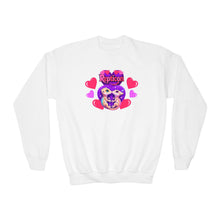 Load image into Gallery viewer, Repticon Youth Crewneck Sweatshirt w/ Valentine Crested Geckos
