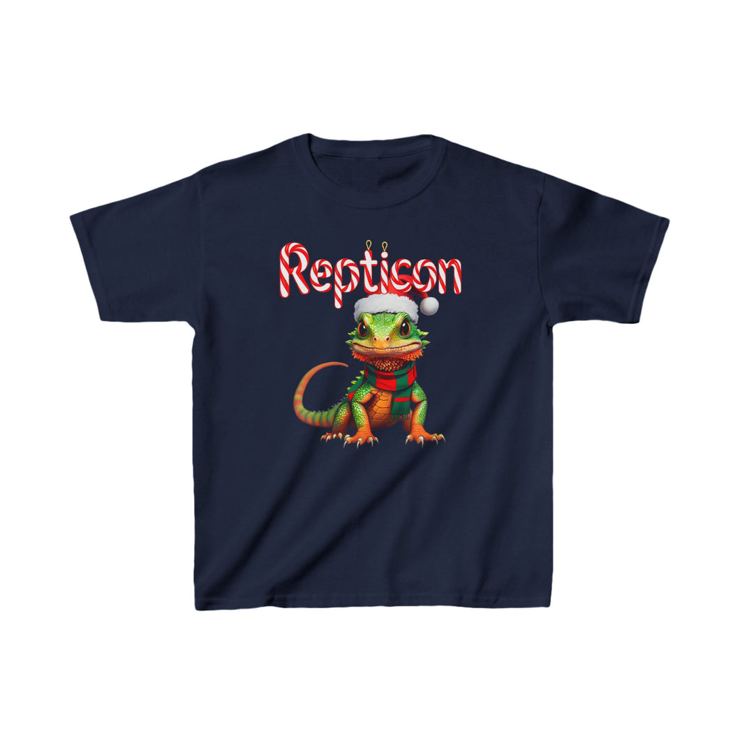 Repticon Kids Heavy Cotton™ Tee w/ Lizard Santa