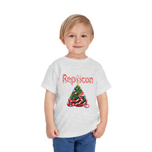 Load image into Gallery viewer, Repticon Toddler Short Sleeve Tee w/ Candy Cane Christmas Tree
