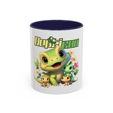 Load image into Gallery viewer, Repticon Accent Coffee Mug w/ Lizards
