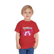 Load image into Gallery viewer, Repticon Toddler Short Sleeve Tee w/ Valentine Axolotls
