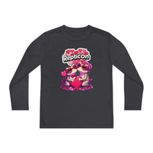 Load image into Gallery viewer, Repticon Youth Long Sleeve Competitor Tee w/ Valentine Toads
