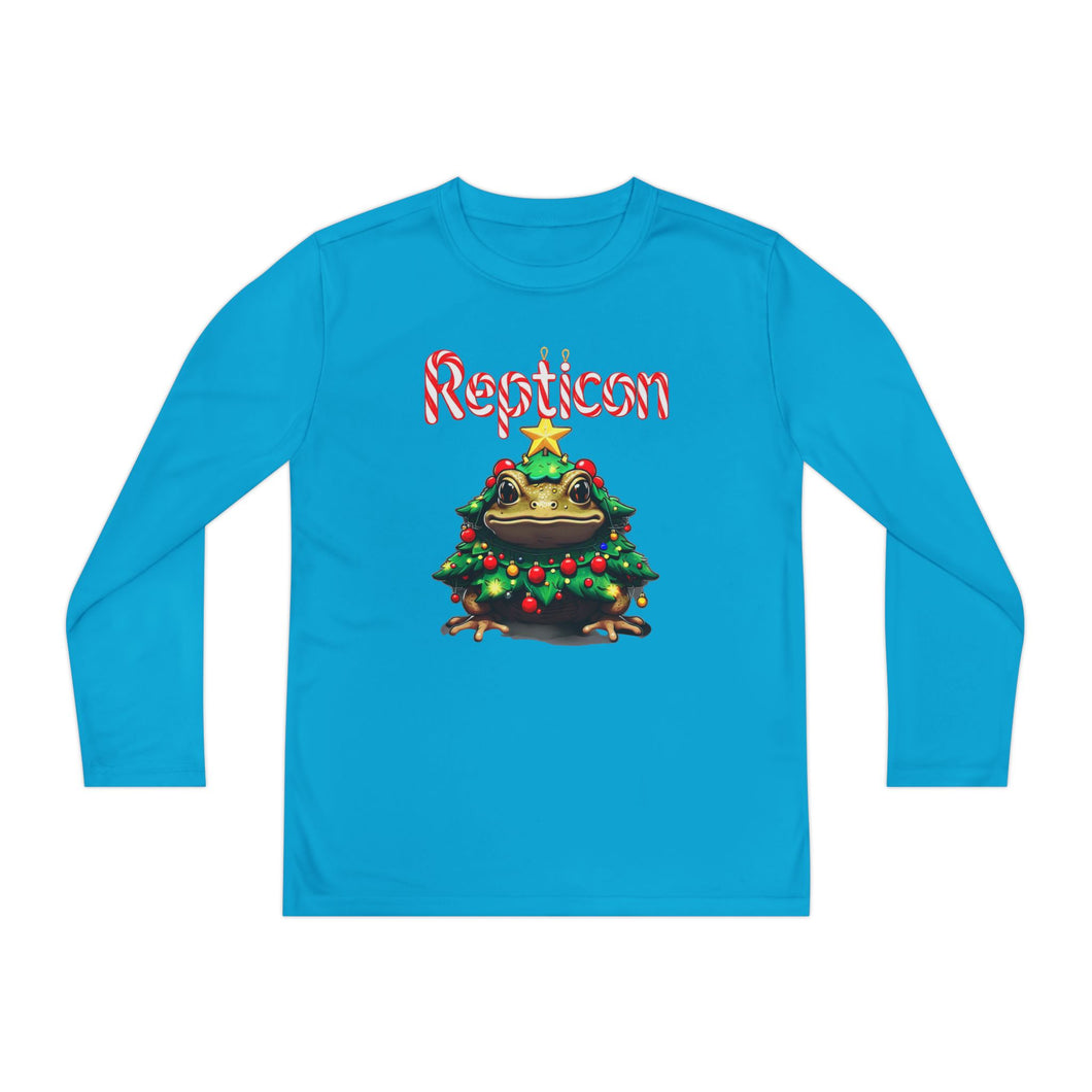 Repticon Youth Long Sleeve Competitor Tee w/ Toad Christmas Tree