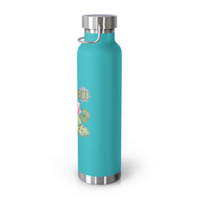 Load image into Gallery viewer, Repticon Copper Vacuum Insulated Bottle, 22oz w/ Frogs
