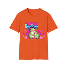 Load image into Gallery viewer, Repticon Unisex Softstyle T-Shirt w/ Valentine Frogs
