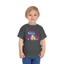 Load image into Gallery viewer, Repticon Toddler Short Sleeve Tee w/ Valentine Frogs
