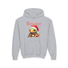 Load image into Gallery viewer, Repticon Youth Heavy Blend Hooded Sweatshirt w/ Amphibian Santa
