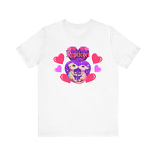 Load image into Gallery viewer, Repticon Unisex Jersey Short Sleeve Tee w/ Valentine Crested Geckos
