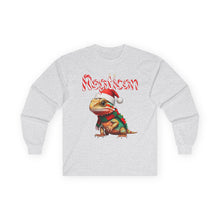 Load image into Gallery viewer, Repticon Unisex Ultra Cotton Long Sleeve Tee w/ Bearded Dragon Santa
