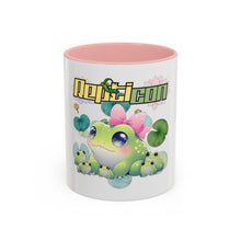 Load image into Gallery viewer, Repticon Accent Coffee Mug w/ Frogs
